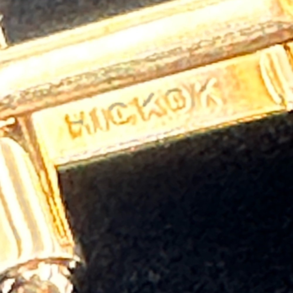 Vintage Script “H” Monogram Initial Letter Cuffli… - image 6